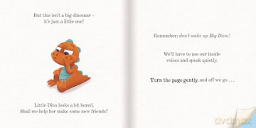 There's a Dinosaur in Your Book: An interactive board book for toddlers [KSIĄŻKA]