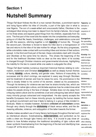Things Fall Apart Text Guide: A-Level English Literature Revision Book | Includes Analysis, Key Quotes, Character Insights, and Sample Essays for Top Grades [KSIĄŻKA]