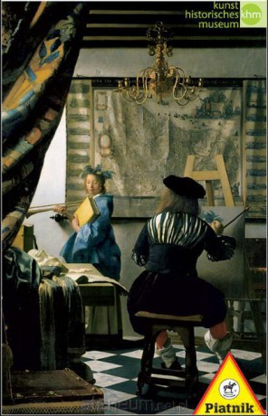 Puzzle 1000 - Vermeer, Alegoria malarstwa PIATNIK [PUZZLE]