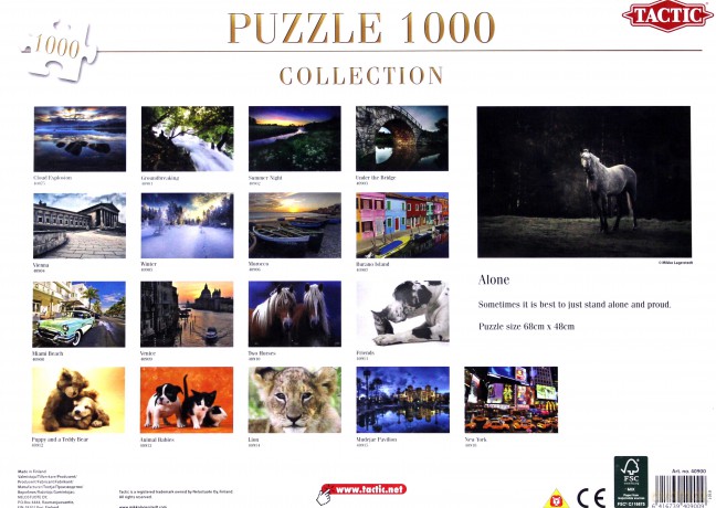 Puzzle 1000 Alone TACTIC [PUZZLE]