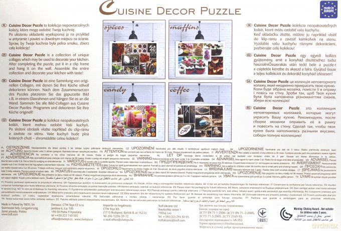 Puzzle 1000 Cuisine Decor - Kawa TREFL [PUZZLE]