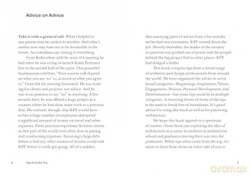 Tips from the Top: Architects Share Their Advice for Success [KSIĄŻKA]