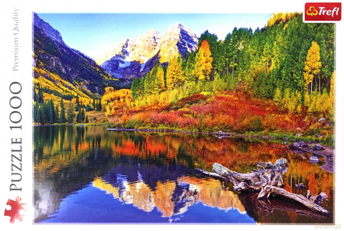 TREFL Puzzle 1000 el. Jezioro Maroon Aspen [PUZZLE]
