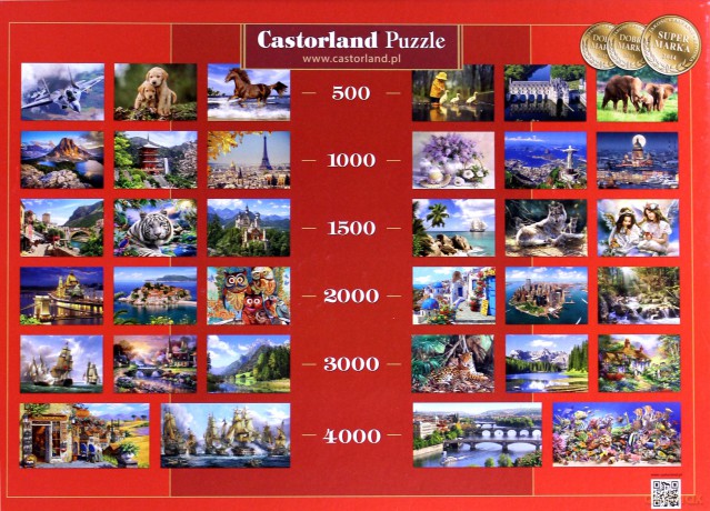Puzzle 1000 Malbork Castle, Poland CASTOR 126706 [PUZZLE]