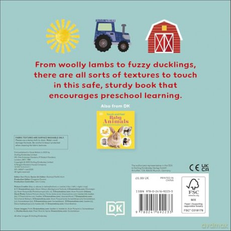 Touch and Feel Farm: With Tactiles for Toddlers to Explore [KSIĄŻKA]