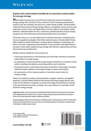 Transition Metal Oxides for Electrochemical Energy Storage [KSIĄŻKA]