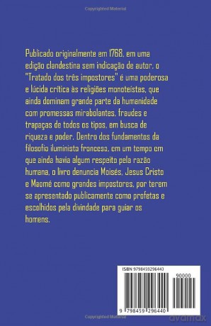 TRATADO DOS TRES IMPOSTORES: Moisés, Cristo, Maomé [KSIĄŻKA]