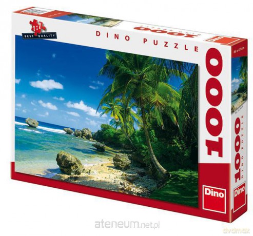 Puzzle 1000 Palmy na plaży DINO [PUZZLE]