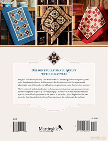 Tucked-Away Treasures: 14 Patchwork Patterns for Little Quilts [KSIĄŻKA]