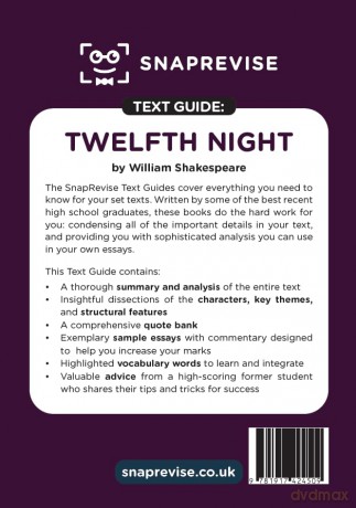 Twelfth Night Text Guide: A-Level English Literature Revision Book | Includes Analysis, Key Quotes, Character Insights, and Sample Essays for Top Grades [KSIĄŻKA]