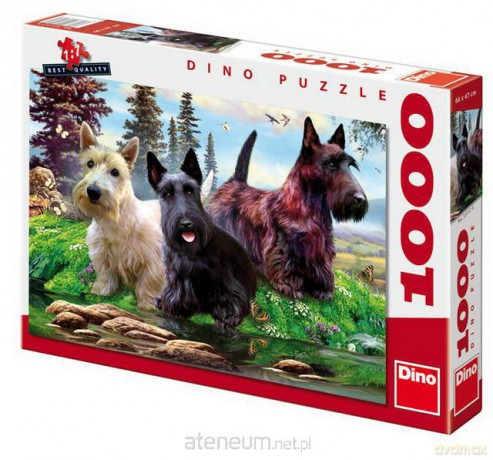 Puzzle 1000 Trzy Psy DINO [PUZZLE]
