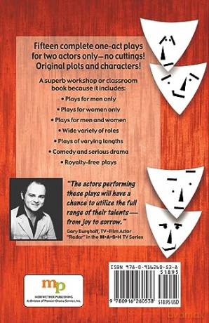 Two Character Plays for Student Actors: Collection of One-act Plays: A Collection of 15 One-Act Plays [KSIĄŻKA]