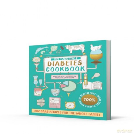 Type 1 and Type 2 Diabetes Cookbook: The revised and updated handbook for 2025 with low carb, healthy recipes to control blood sugar levels for all the family [KSIĄŻKA]