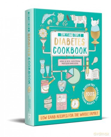 Type 1 and Type 2 Diabetes Cookbook: The revised and updated handbook for 2025 with low carb, healthy recipes to control blood sugar levels for all the family [KSIĄŻKA]