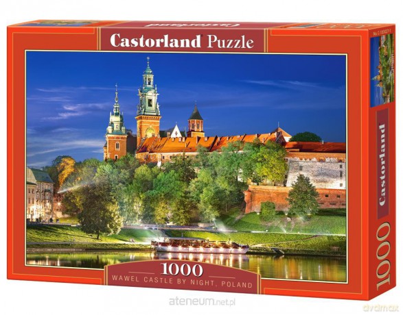 Puzzle 1000 Wawel Castle by Night, Polska CASTOR 126711 [PUZZLE]