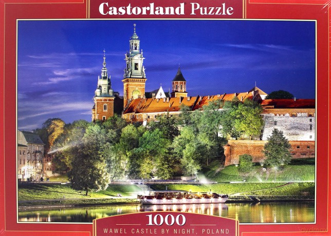 Puzzle 1000 Wawel Castle by Night, Polska CASTOR 126711 [PUZZLE]