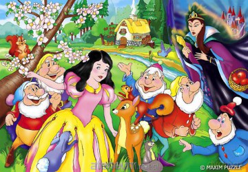 Puzzle 150 - Królewna Śnieżka MAXIM [PUZZLE]