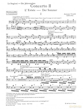 Vivaldi: The Four Seasons, Concerti Op. 8; No. 2 in G minor RV315 Summer [KSIĄŻKA]
