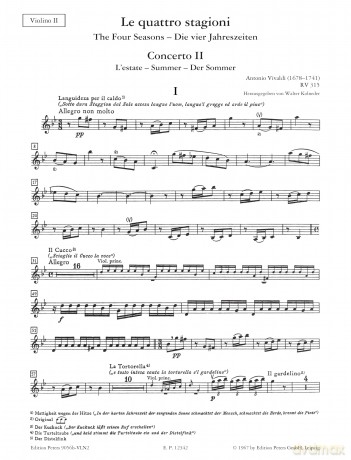 Vivaldi: The Four Seasons, Concerti Op. 8; No. 2 in G minor RV315 Summer [KSIĄŻKA]