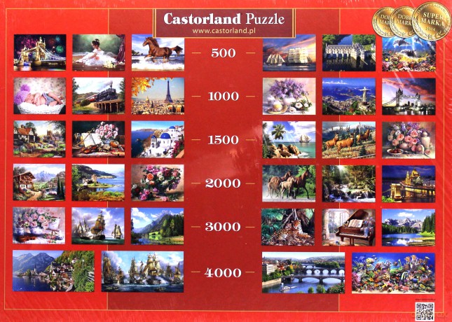 Puzzle 1500 First Roses, W. Czachórski CASTOR 126708 [PUZZLE]