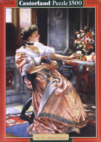 Puzzle 1500 First Roses, W. Czachórski CASTOR 126708 [PUZZLE]
