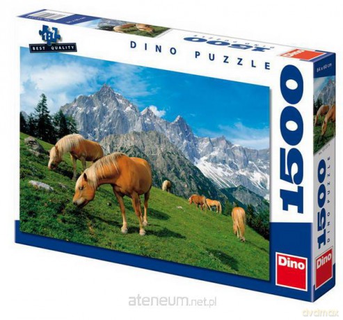 Puzzle 1500 Konie DINO [PUZZLE]