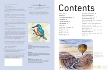 Watercolour for the Absolute Beginner: New techniques, projects and inspiration with full-size outlines [KSIĄŻKA]