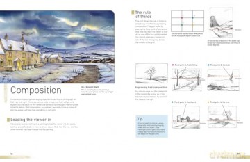 Watercolour for the Absolute Beginner: New techniques, projects and inspiration with full-size outlines [KSIĄŻKA]
