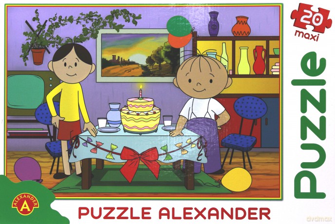 Puzzle 20 - MAXI Bolek i Lolek. Tort ALEX [PUZZLE]