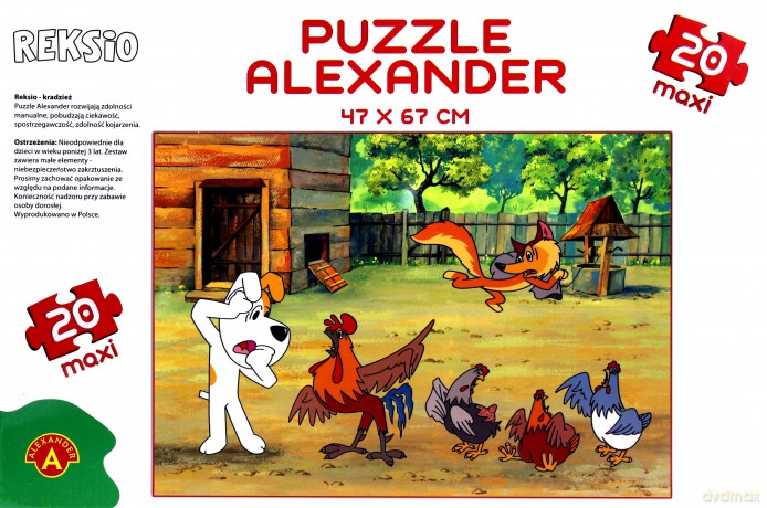 Puzzle 20 - MAXI Reksio - kradzież ALEX [PUZZLE]