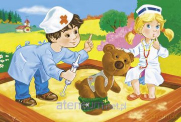 Puzzle 20 maxi - Dzielny Pacjent AXEL [PUZZLE]