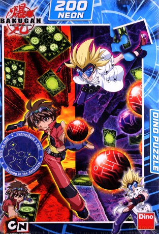 Puzzle 200 Bakugan Attack Neon DINO [PUZZLE]