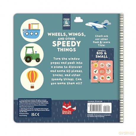Wheels, Wings, and Other Speedy Things: Over 60 Vehicles to Discover [KSIĄŻKA]