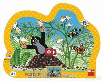 Puzzle 25 Krecik z kubkiem DINO [PUZZLE]