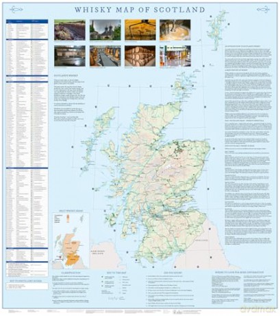 Whisky Map of Scotland: Discover where Scotland's national drink is produced [KSIĄŻKA]