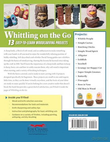 Whittling On the Go: 13 Easy-to-Learn Woodcarving Projects [KSIĄŻKA]
