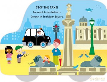 Whizzy Wheels: My First London Taxi: Novelty Book with four moving wheels! [KSIĄŻKA]