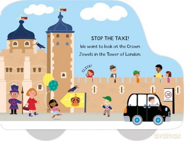 Whizzy Wheels: My First London Taxi: Novelty Book with four moving wheels! [KSIĄŻKA]