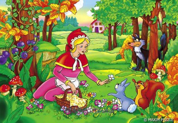 Puzzle 260 - Czerwony Kapturek MAXIM [PUZZLE]