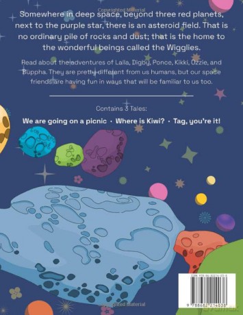 Wigglies: The Adventures From The Asteroid Field - Book 1: Illustrated children's book [KSIĄŻKA]