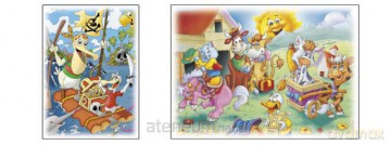 Puzzle 2x24 Piraci/Na farmie AXEL [PUZZLE]
