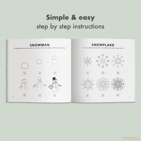 Winter Things: How to Draw Books for Kids with Christmas trees, Elves, Wreaths, Gifts, and Santa Claus [KSIĄŻKA]