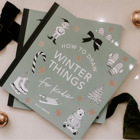 Winter Things: How to Draw Books for Kids with Christmas trees, Elves, Wreaths, Gifts, and Santa Claus [KSIĄŻKA]