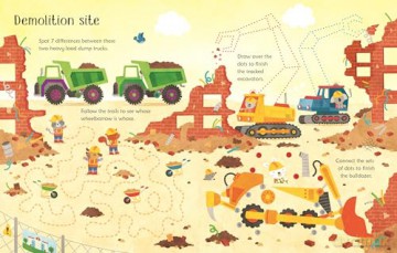 Wipe-Clean Building Site Activities [KSIĄŻKA]