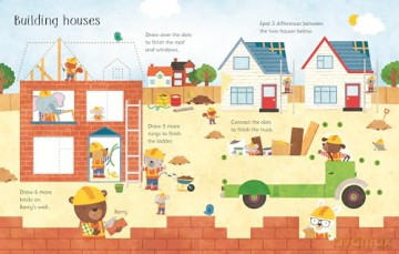 Wipe-Clean Building Site Activities [KSIĄŻKA]