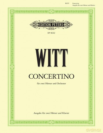 Witt: Concertino for 2 Horns [KSIĄŻKA]