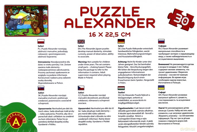 Puzzle 30 - Safari ALEX [PUZZLE]