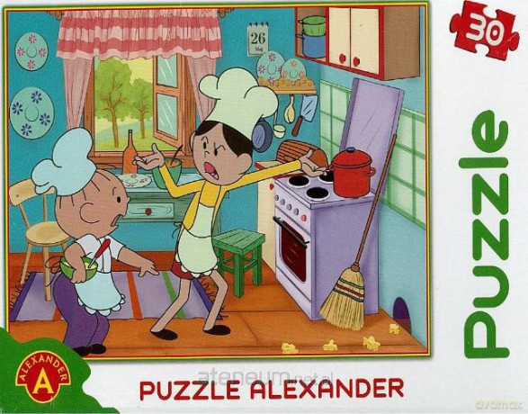 Puzzle 30 Bolek i Lolek. Mysz w kuchni ALEX [PUZZLE]