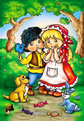 Puzzle 30 Maxi - Jaś i Małgosia MAXIM [PUZZLE]