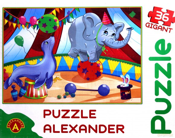 Puzzle 36 - Gigant. Mały cyrk ALEX [PUZZLE]